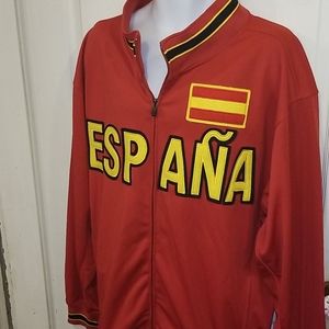 ESPANA SPAIN Zip Performance Warmup Jacket